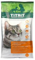 TiTBiT Корм сухой для взрослых кошек 1,5кг, Альпинтех